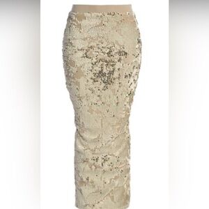 Elegant Sequin Strap skirt
